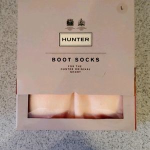 Cream Hunter boot socks